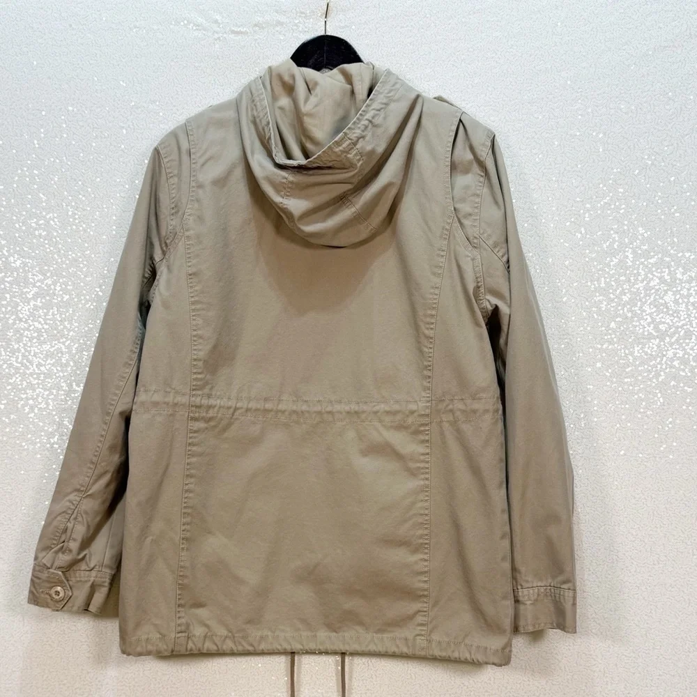 Cotton On Utility Supply Co Hooded Field Jacket  Medium Khaki Military Parka